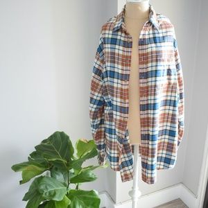 Land's End Oversized Flannel